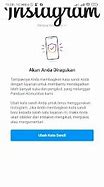 Akun Anda Diragukan Instagram